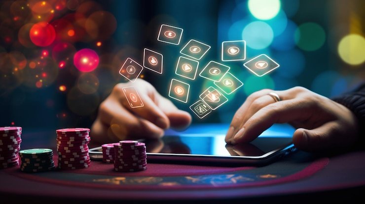Dealer casino interaktif melayani pemain live casino blackjack dengan suasana kasino nyata